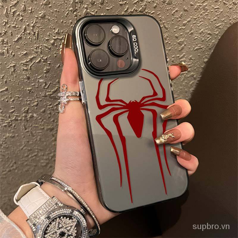 Ôp Điện Thoại Hình spiderman Cho iphone 15promax 14promax 15pro 14pro 15 14 13 12 11 pro max 13promax xr xs max 7plus 8plus 12pro 15plus Ốp