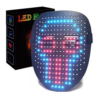 Mặt Nạ Hóa Trang halloween Có Đèn led Thay Đổi Độc Đáo