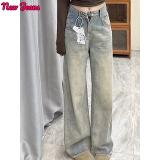 Prowow quần ống rộng quần jean nữ hàn quốc Fashion Korean Xu hướng WNK2393H7W 39Z230928