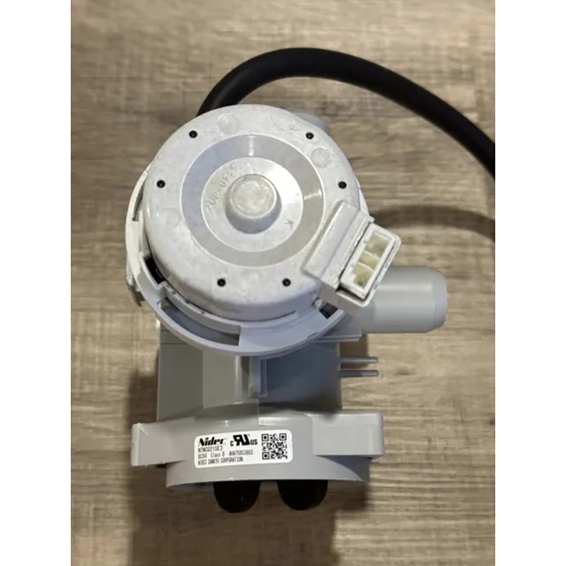 Cụm bơm xả máy giặt LG 2 bơm 26V DC lồng ngang gài - Pump bộ xả nước MG LG cài cửa trước Tốt