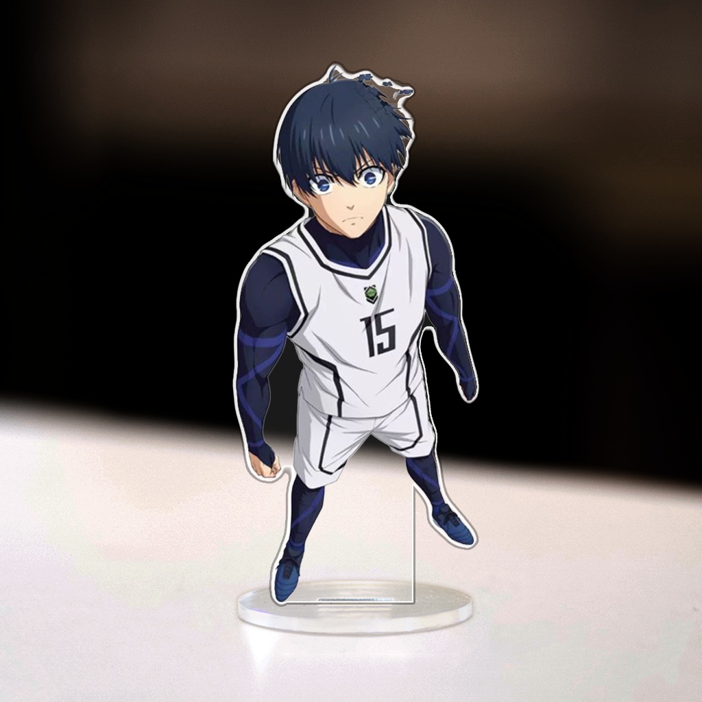 Mô hình Standee Mica Arcrylic nhân vật Blue Lock Anime Manga Nhật Bản trang trí bàn làm việc góc học tập 15cm