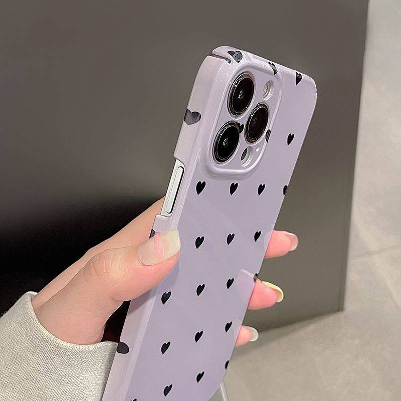 Full Screen Love Apple 14promax Phone Case Female Iphone13 Feilin 12 Hard Case 11 All-Inclusive Lens XS CmNZ
