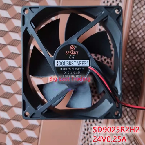 1 chiếc quạt tản nhiệt SD9025R2H2 24V 0.25A DC 9 cm cm, đảm bảo chất lượng