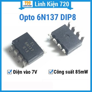 Opto 6n137 dip8 tốc độ cao 2 kênh