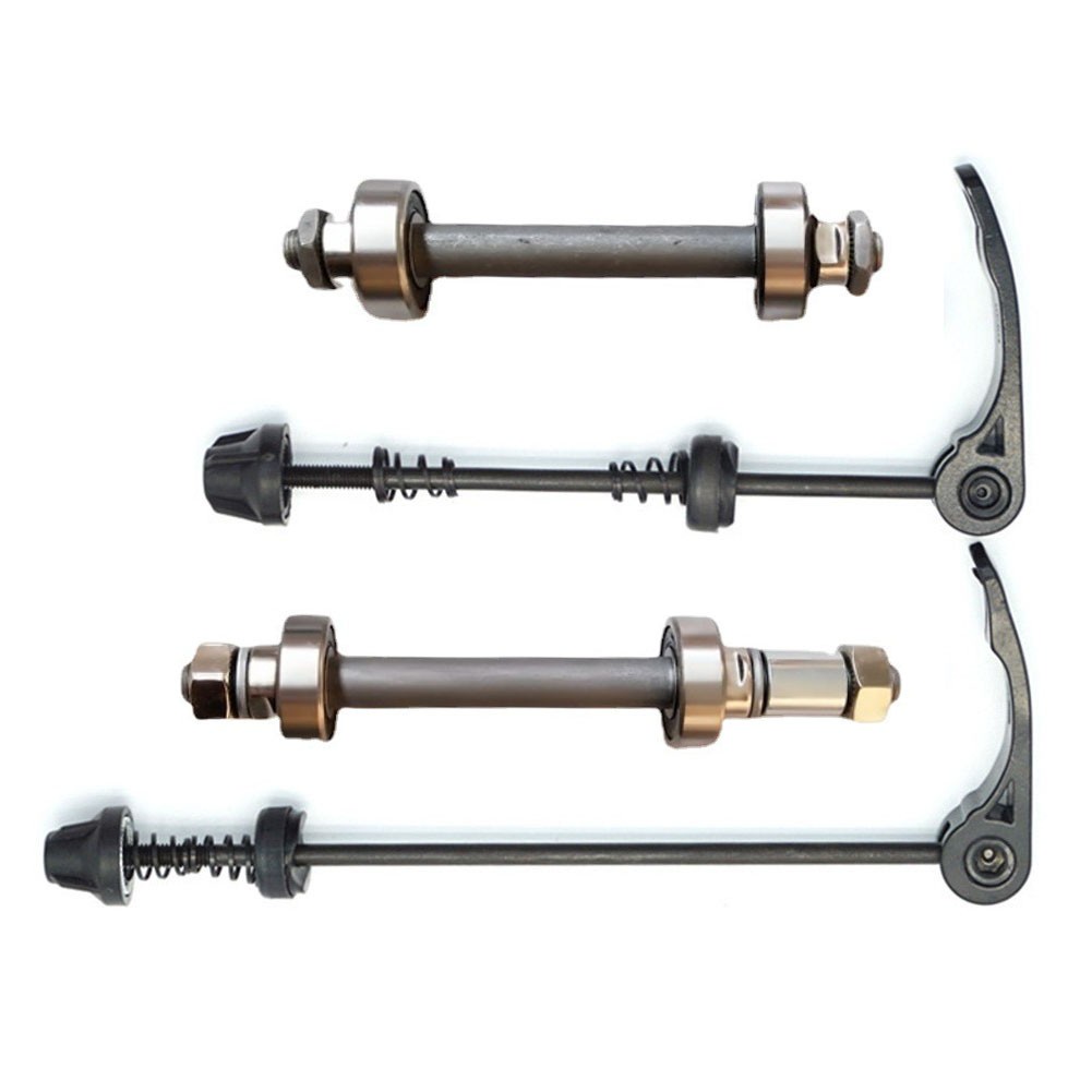 Trục Bánh Xe Bằng Thép Kèm 2 Vòng Bi Trước Và Sau