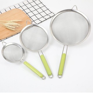 Rây lọc bột, rây lọc cháo, rây lọc nước ép, thức ăn dặm cho bé, rây lọc inox cán xanh cao cấp