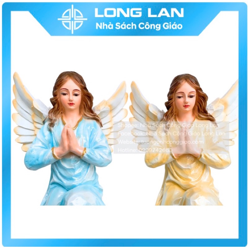 Tượng thiên thần poly 30cm- Quà tặng Công Giáo, lễ quan thầy, sinh nhật