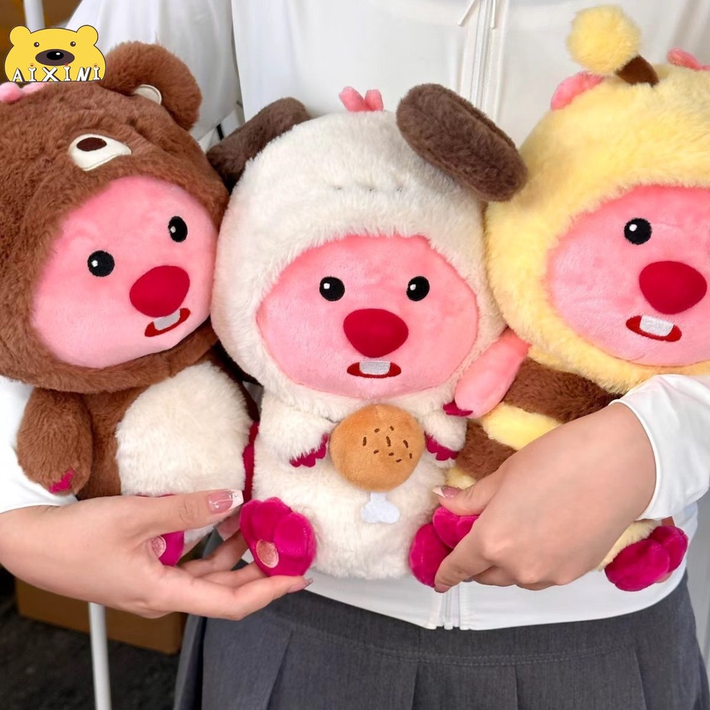 🌟CÓ SẴN🌟 Gấu bông Loopy Aio Thú Nhồi Bông 36cm Hình Ong / Cún / Gấu Đáng Yêu