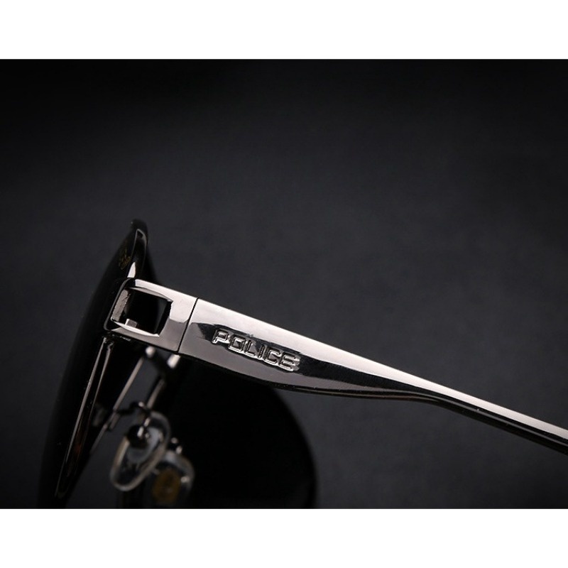 Thời Trang Kính Mát Phân Cực Gọng Kim Loại Cho Nam