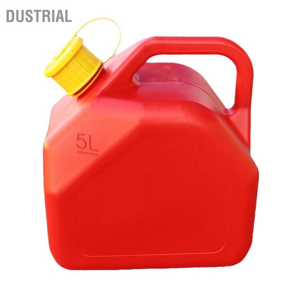 Dustrial Bình gas 5L 1 3 gallon ABS Rò rỉ miễn phí chứa xăng di động màu đỏ có ống thoát