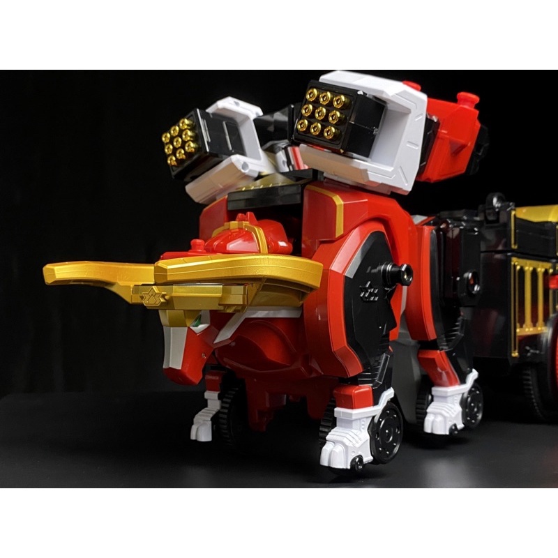 Mô hình Thần kiếm DX Mougyudaioh Robot Shinken Bò Tót chính hãng bandai Nhật Bản tặng kèm xe