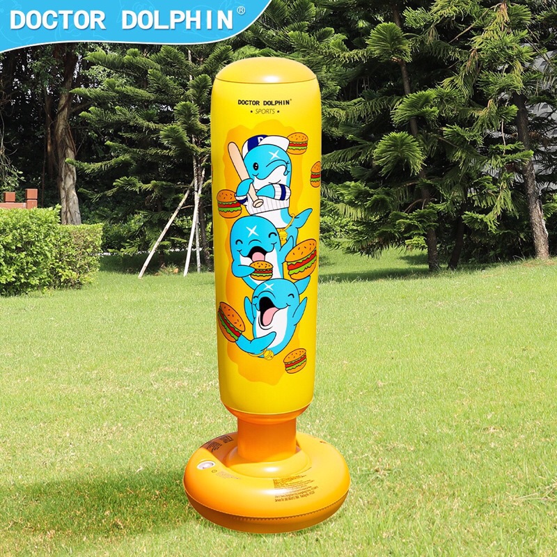 Bao cát boxing tập võ thuật bằng hơi rèn phản xạ cho bé tặng kèm bơm, quà tặng sinh nhật cho bé- Thepooh