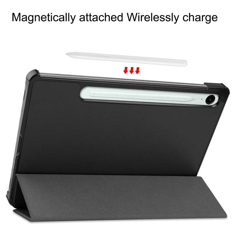 Lật Bao Da Máy Tính Bảng pu Chống Rơi Cho Samsung Galaxy Tab S9 FE 5G SM-X510 X516 X710 X716 X718 case galaxytabs9 s9fe Giá Đỡ cover