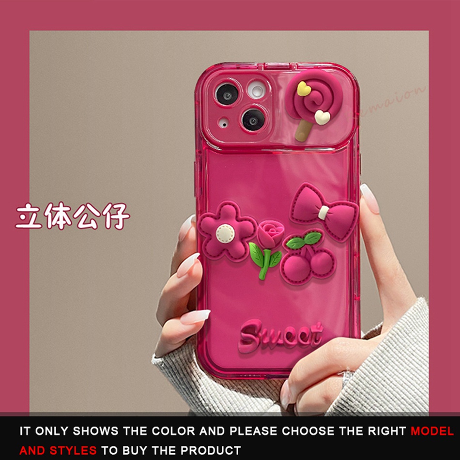 Ốp Điện Thoại Silicon Mềm Có Gương 3d Cho iphone 15 11 12 13 14 pro max + mini 6 6s 7 8 + xr x xs max se 2020 15pro 14pro 11pro