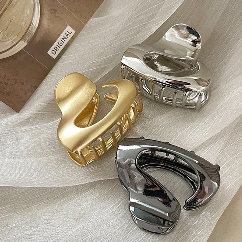 Kẹp Tóc Cá Mập Kim Loại Phong Cách Mới Năm 2023