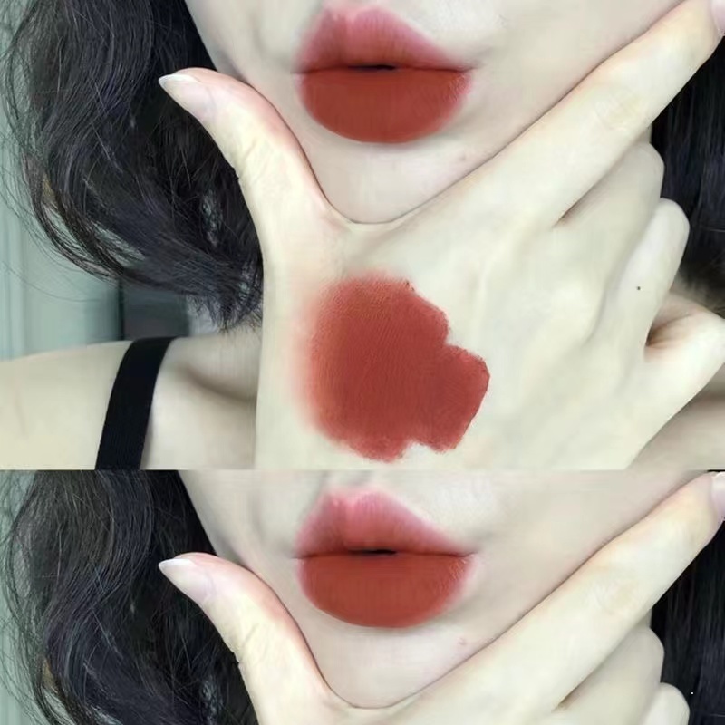 Pink Coco Son Môi Màu Lì Chống Nước Lâu Trôi Không Dễ Dính Cốc Tự Nhiên Hình Hoa Hồng