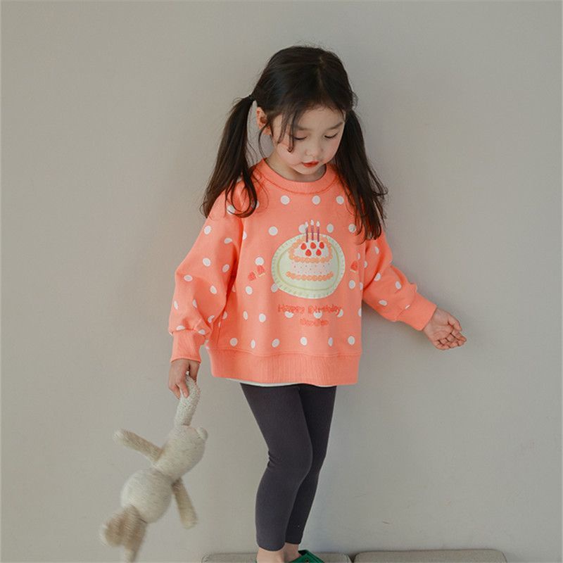 Áo sweater Dáng Rộng In Họa Tiết Thời Trang Mới 2023 Cho Bé Gái