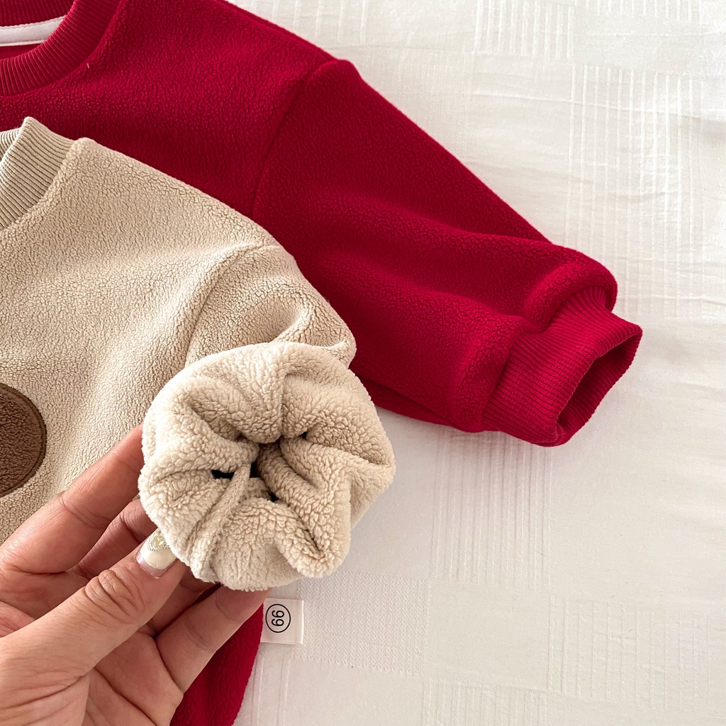 Bộ Đồ Liền Thân Hình Gấu Hoạt Hình Đáng Yêu Cho Bé 0-24 Tháng Tuổi