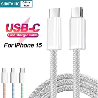 Suntaiho Dây Cáp Sạc Nhanh usb Loại c 20w Cho iphone 15 pro max 15 pro 15 puls ipad samsung xiaomi