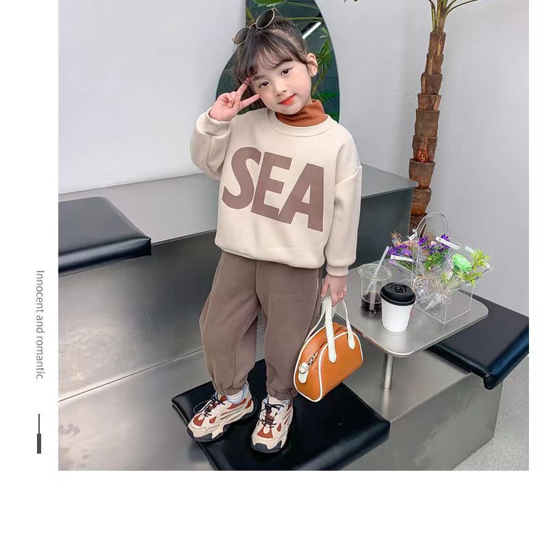 Áo Sweater Thể Thao Thời Trang Năng Động Cho Bé Gái