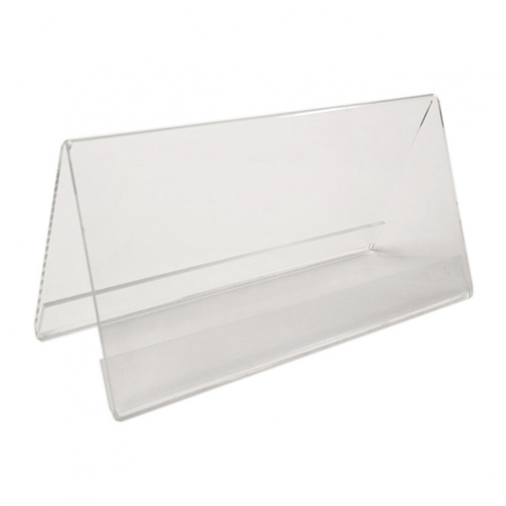 Giá Trưng Bày Thẻ Hình Chữ v Bằng acrylic Trong Suốt