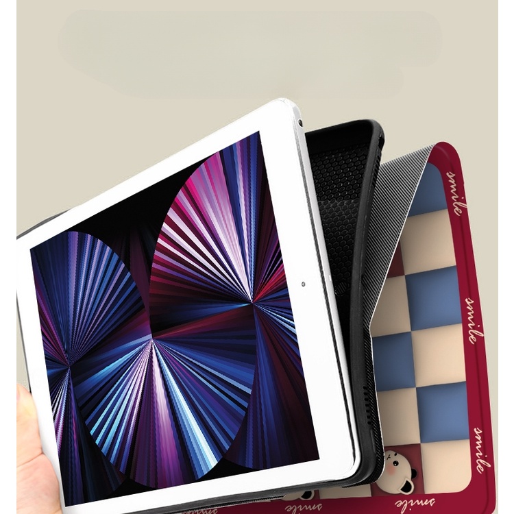 Bao Da Máy Tính Bảng Họa Tiết Gấu Hoạt Hình Cho xiaomi redmi pad se 11 pad 10.61 inch / mi pad 5 / mi pad 6 pro 11 inch Ốp
