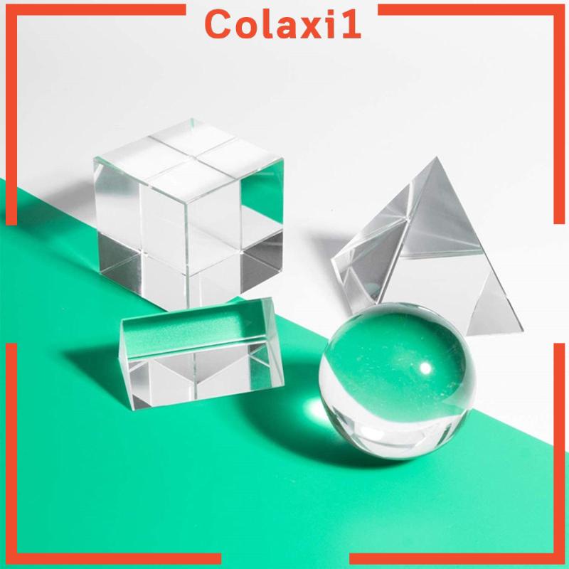 Khối Pha Lê Lập Phương Bằng Thủy Tinh Dùng Trang Trí Bàn Làm Việc