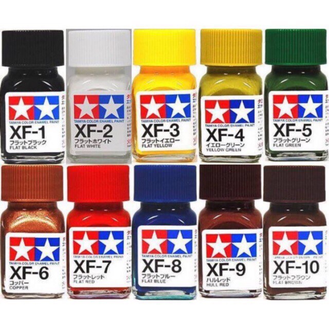 Sơn mô hình Tamiya Enamel XF1-20 cao cấp lọ 10ml | Dụng cụ sơn gundam