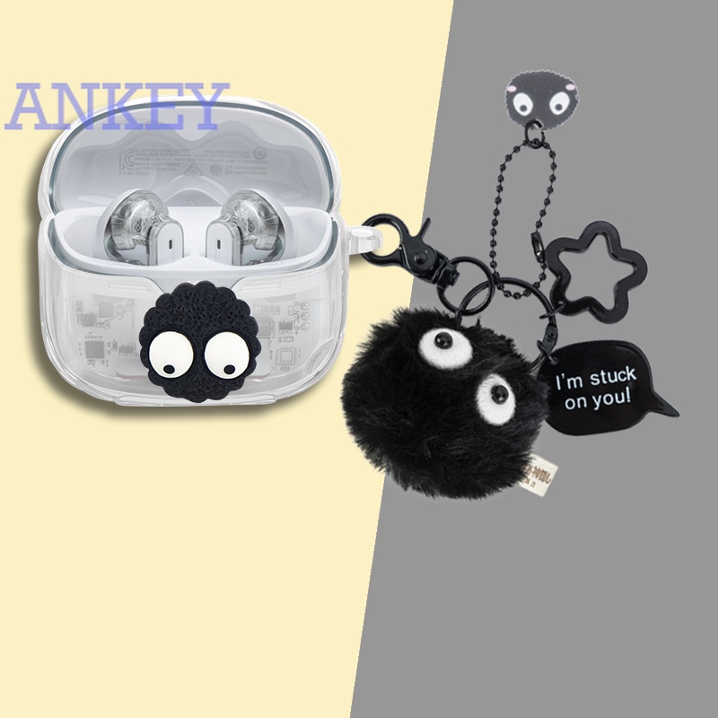 For JBL Tune Beam / Tune Buds / Tune Flex Case Transparent Protective silicone Cute Cartoon Covers Bluetooth Earphone Shell Headphone Portable