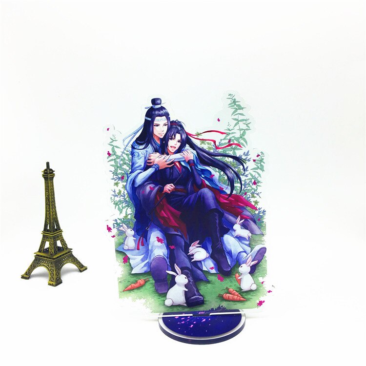 Mô hình đứng standee arcrylic Ma đạo tổ sư Ngụy Vô Tiện Lam Trạm Giang Trừng Ôn Ninh Kim Lăng decor góc học tập để bàn 1