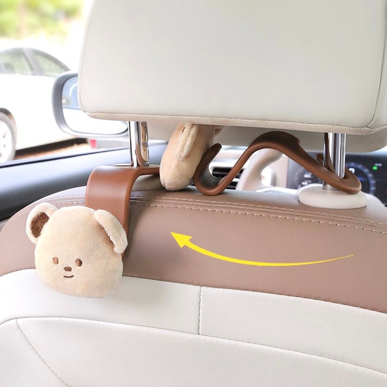 Móc Treo Đồ Gắn Sau Ghế Xe Hơi Hình Mèo Dễ Thương