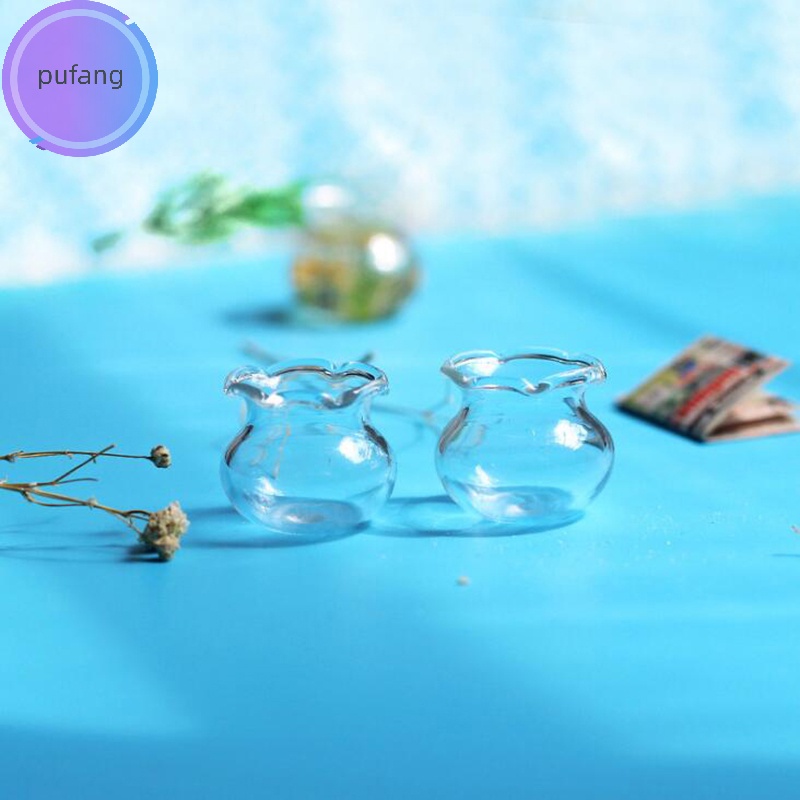 Pufang Đồ trang trí Bể Cá Thủy Tinh Mini Trang Trí Nhà Búp Bê vn