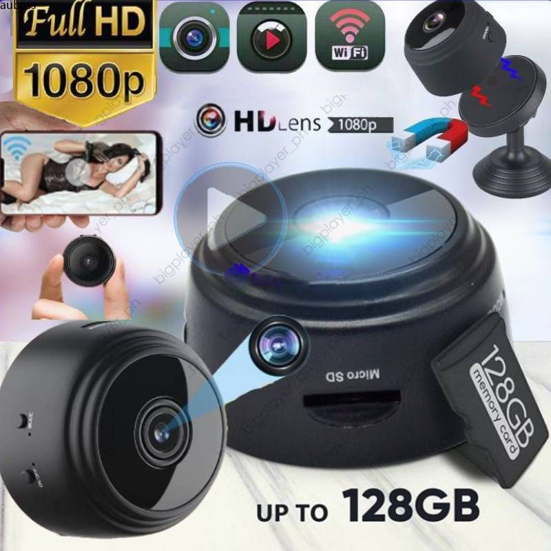 Sẵn Sàng 1080p HD A9 Camera Mini Không Dây Camera Quan   Wifi Bảo Mật Điều Khiển Từ Xa Camera Gián điệp Tầm Nhìn Ban đêm Ẩn Phát Hiện Di động Camer Serein