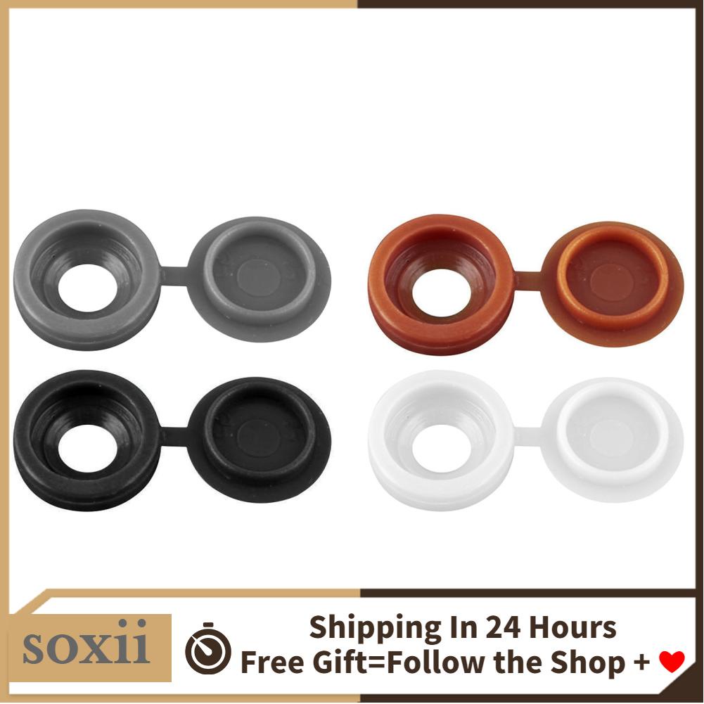 Soxii Screw Cap Covers  M5 Hole Hide Defects Decorative Plastic for Furniture