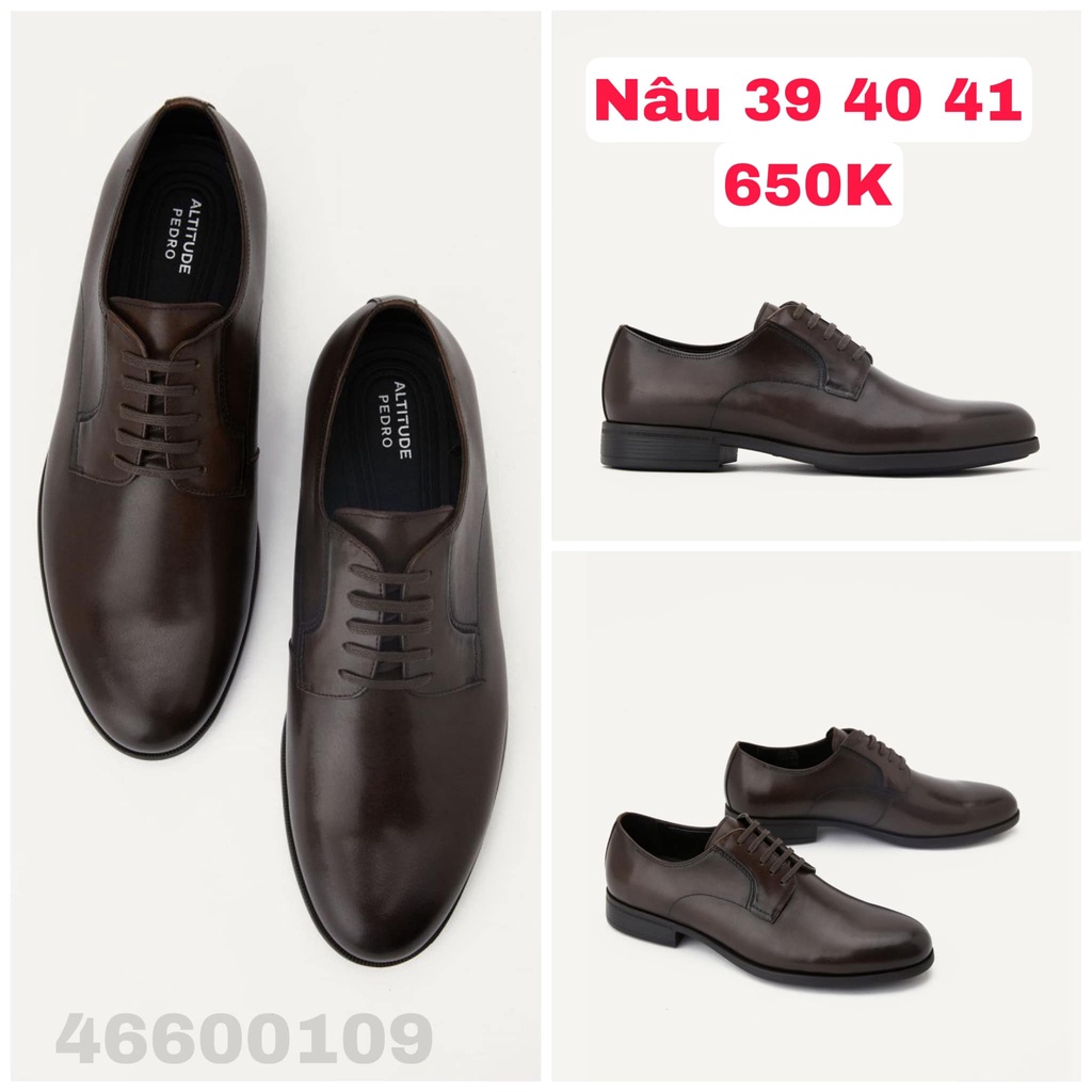 PEDRO Giày Âu giày Tây nam công sở da thật cao cấp - hộp sang trọng - PM1-46600109