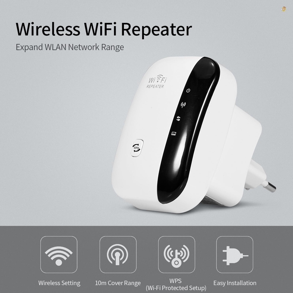 Thiết Bị Khuếch Đại Tín Hiệu wifi Không Dây 300m Phích Cắm eu Tiện Dụng Cho Gia Đình / Văn Phòng