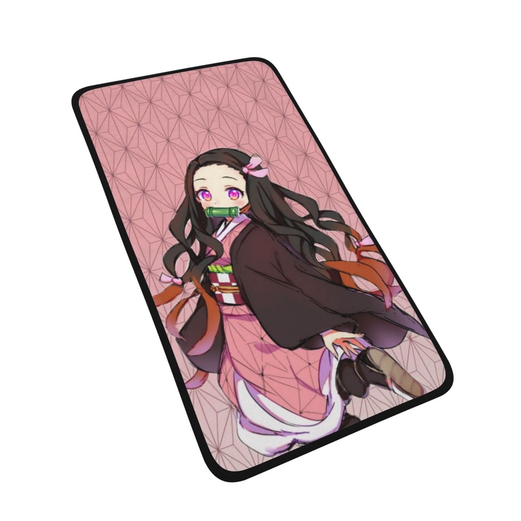 Khăn Tắm Vải Nhung San Hô Thấm Hút Tốt Họa Tiết demon slayer kamado nezuko 40 * 70 cm