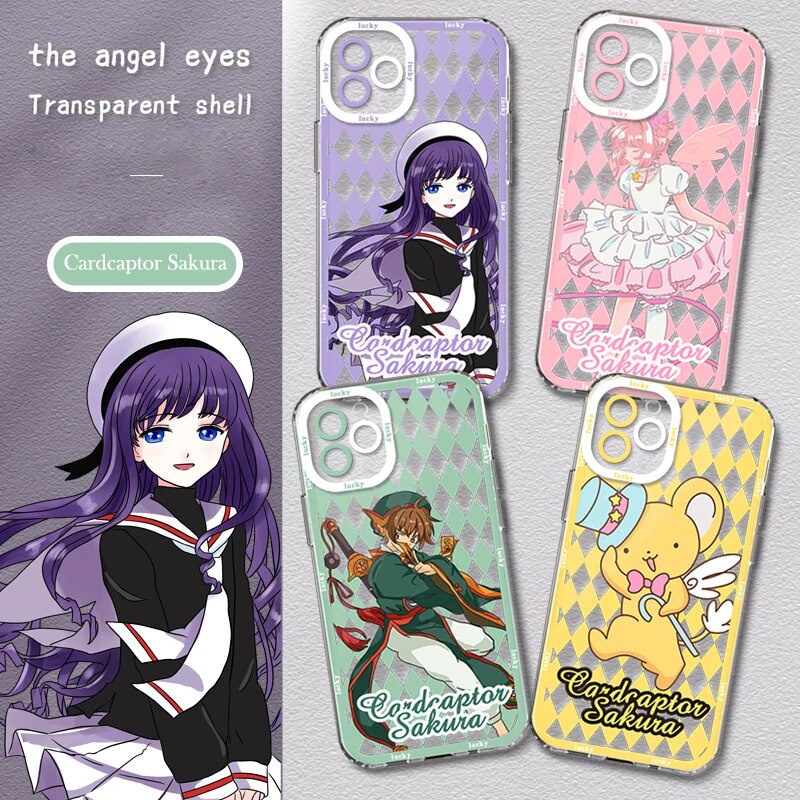 Ốp lưng iphone cạnh vuông Syaoran Cardcaptor Sakura anime 8plus/x/xs/11/12/pro/max/plus/promax