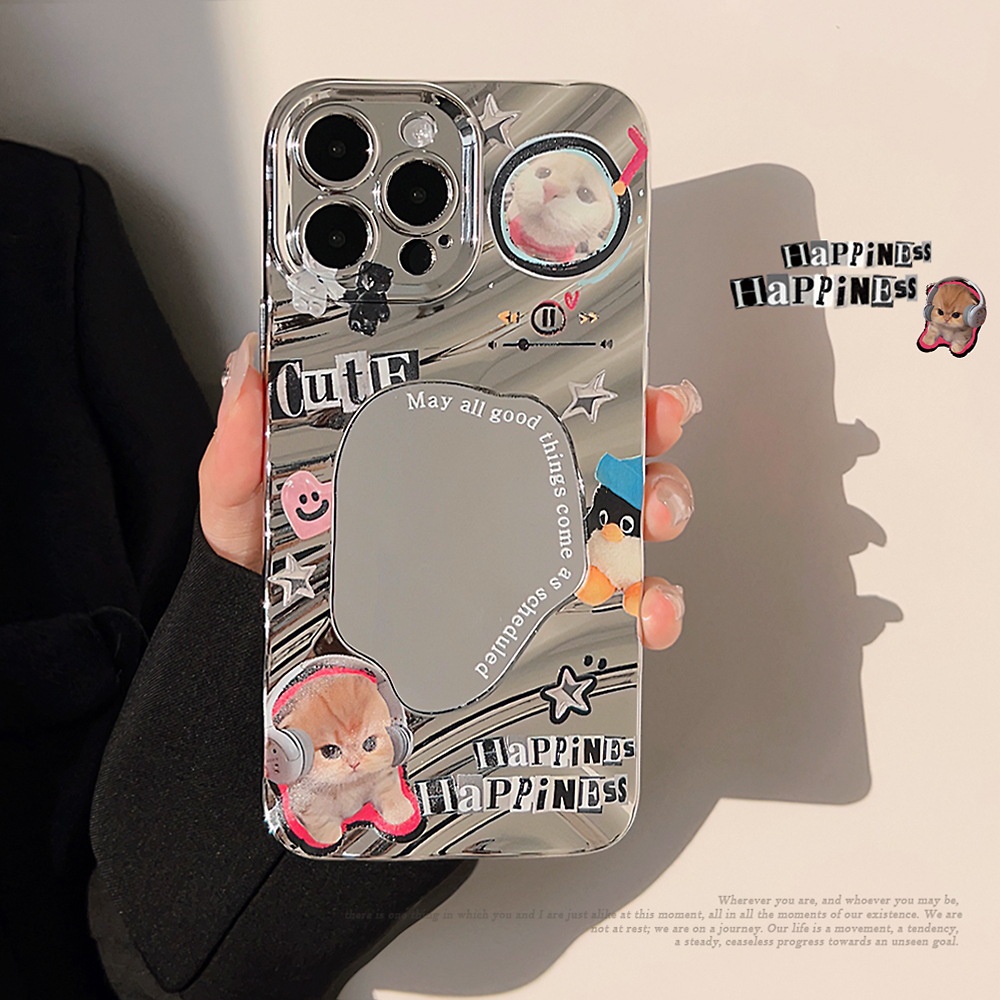 Ốp Điện Thoại tpu Tráng Gương Chống Rơi Cho iphone 11 12 13 14 15 pro max plus x xr xs max 7 8 plus se2020