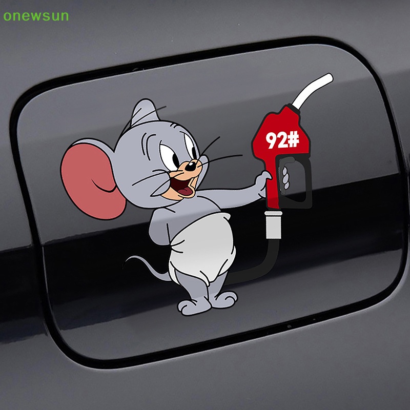 Nhãn Dán Trang Trí Nắp Bình Xăng Xe Hơi In Chữ Ohnewsun Vui Nhộn Sáng Tạo Mới