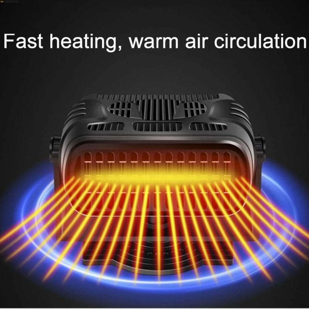 Humberto Máy Sưởi Nhanh 2 Trong 1 12 / 24v Xoay 360 Độ Cho Xe Hơi