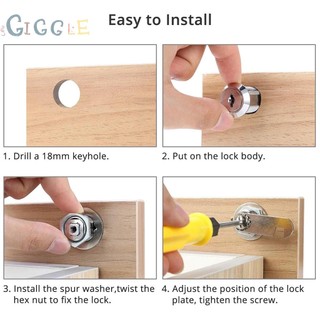 【GIGGLE】Mailbox Lock Mailbox Box Hook Lock Cupboard Desk Drawer Elements 16/20/25/30mm