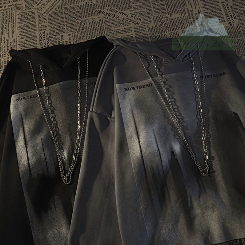 Áo hoodie Nỉ Dáng Rộng Thời Trang Thu Đông 2023 Dành Cho Nam Nữ