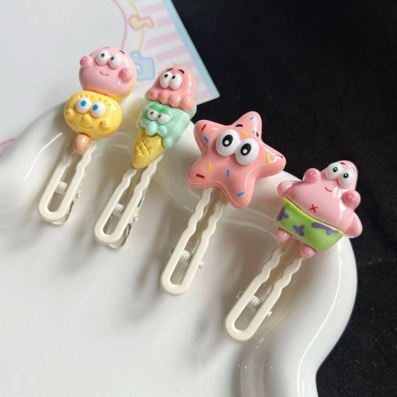 1 Kẹp Tóc bb Kiểu Dáng Hoạt Hình Dễ Thương Giá Rẻ Nhất Cho Bé Gái