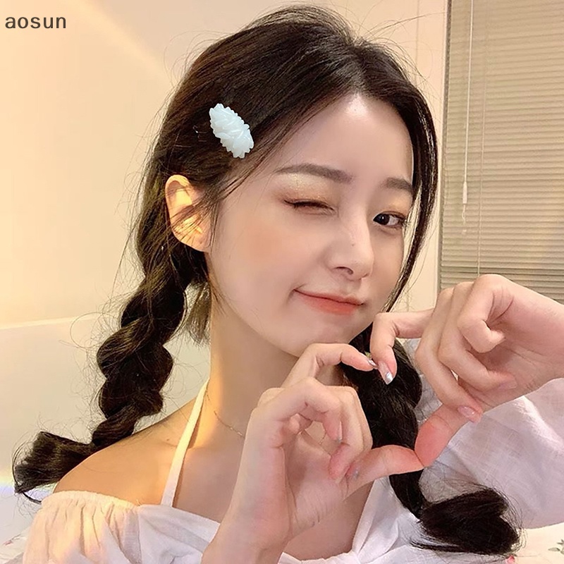 Aosun Kẹp Tóc Hình Hạt Ngô / Cơm / burger Ngộ Nghĩnh Cho Bé Gái