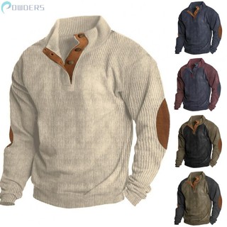 Men Splice Pullover Sweatshirts Loose Jumper Long Sleeve Tops for Gym Workouts