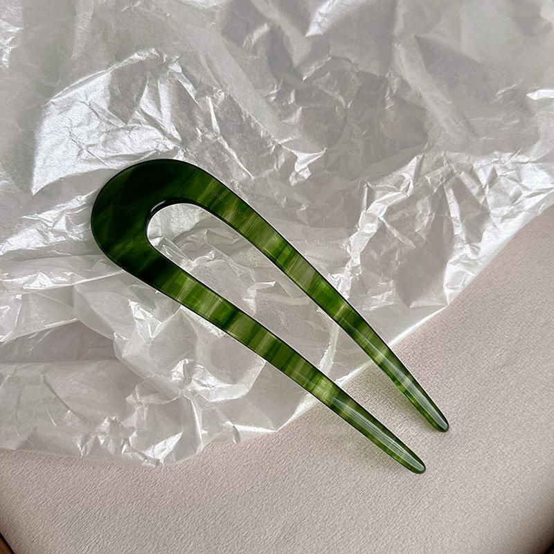 Trâm Cài Tóc Chữ u Phong Cách vintage Thanh Lịch Cao Cấp