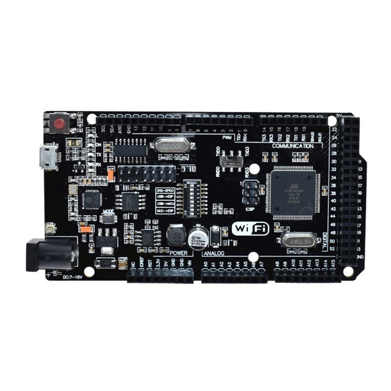 Mega2560 + WiFi R3 ATmega2560 + ESP8266 32Mb Bộ nhớ USB-TTL CH340G Tương thích cho Arduino Mega Node