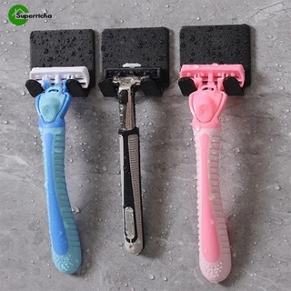 Sturdy Móc Treo Đồ / Giá Đỡ Dao Cạo Râu Bằng Nhựa Nhám Màu Đen Đa Năng Không Cần Đục Lỗ Siêu Bền Tiện Dụng Cho Nhà Bếp / Phòng Tắm