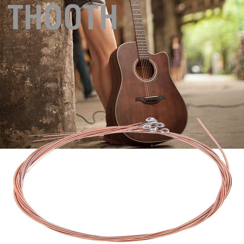 Thooth Folk Acoustic 6-string Steel Strings Copper Brass Musical Instrument